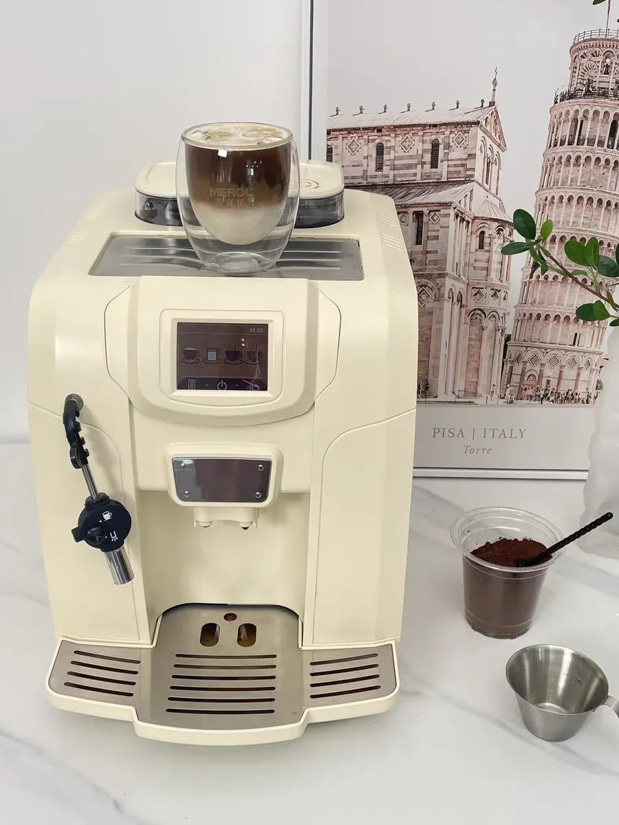 Cafetera Automática Comercial con Molino para Hoteles y Cafeterías