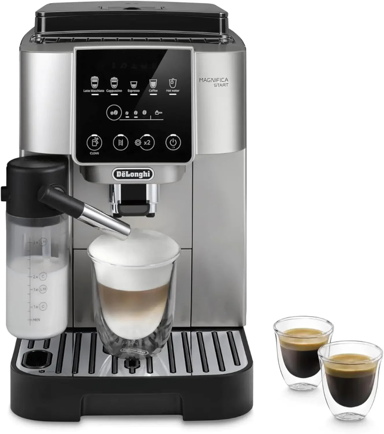 Magnifica Start Máquina de Espresso y Café con Espumador de Leche Automático