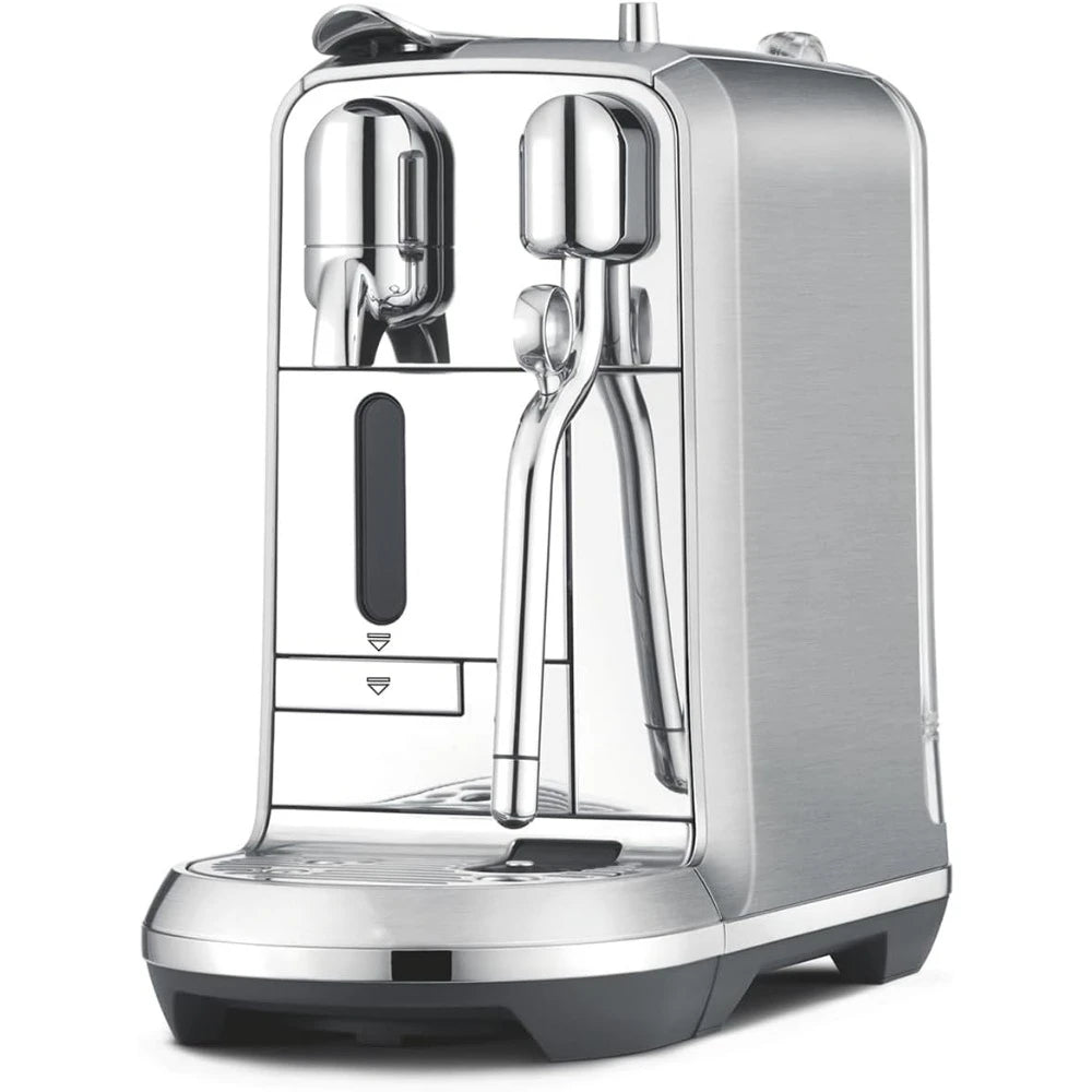 Máquina de Espresso Portátil en Acero Inoxidable Cepillado - 1500W