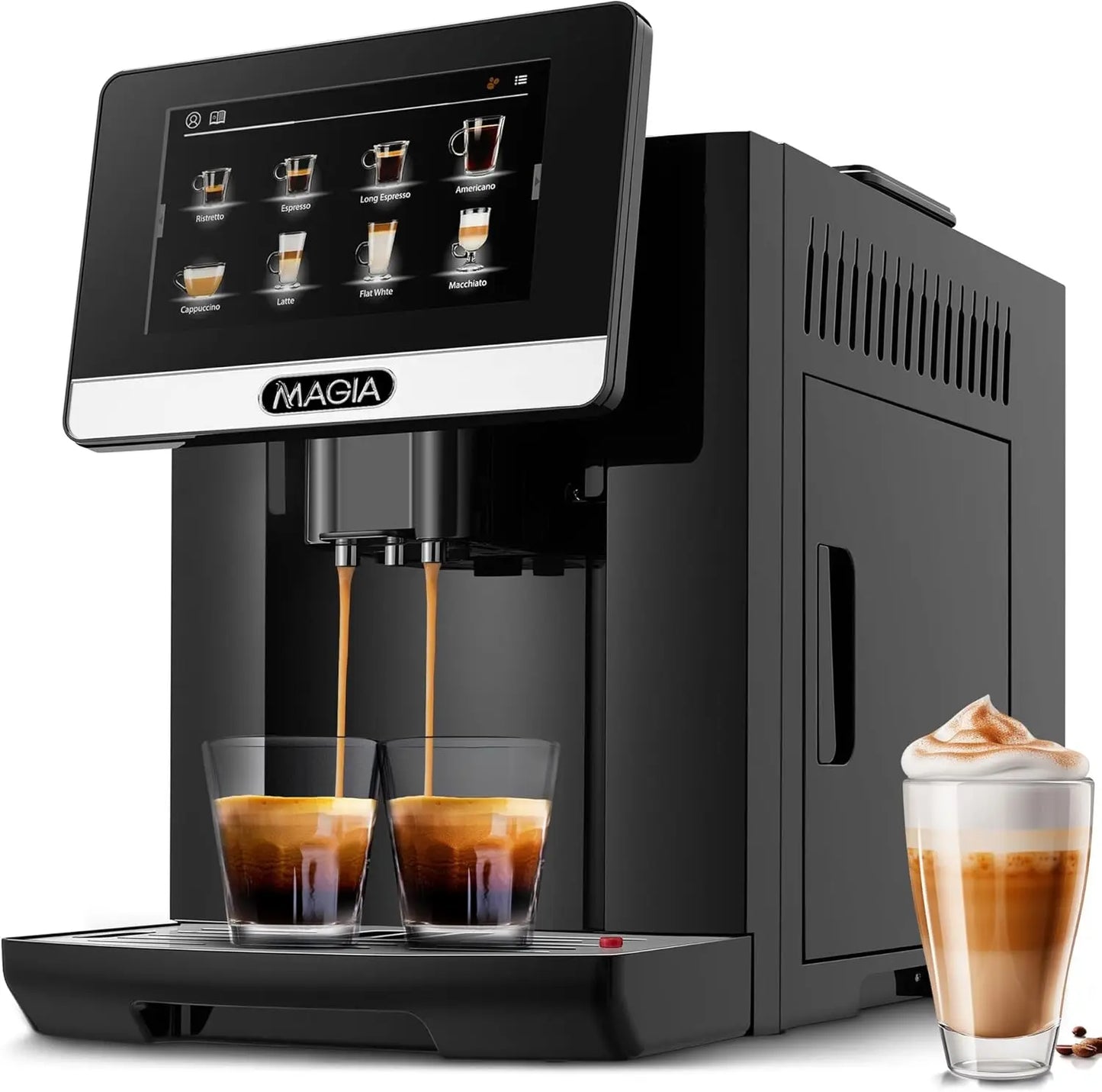 Máquina de Espresso Automática con Molinillo - 19 Opciones Personalizables